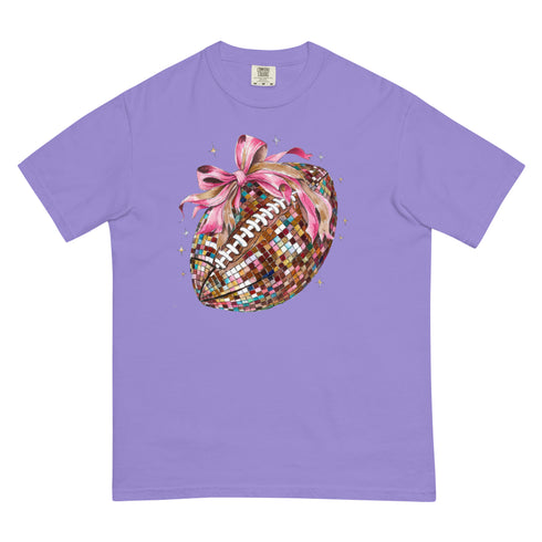 Disco Football Comfort Colors Shirt
