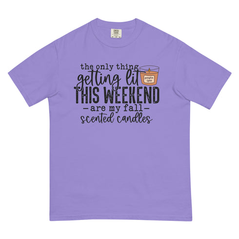 Getting Lit Fall Candles Shirt