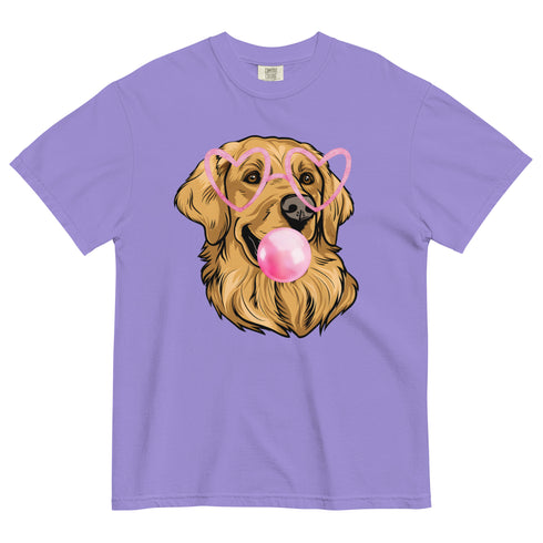 Bubblegum Golden Retriever Shirt
