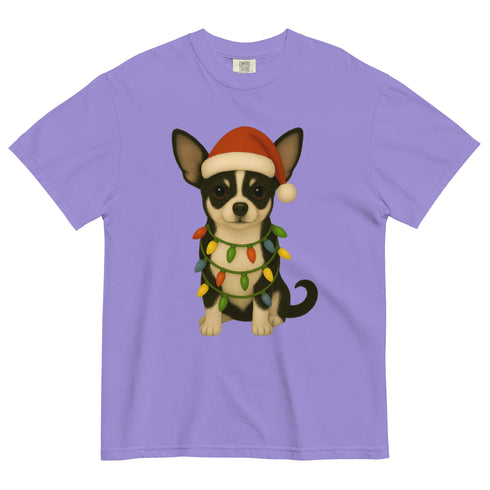 Christmas Black and White chihuahua Shirt