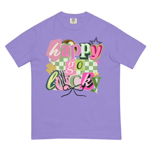 Happy Go Lucky Preppy Comfort Colors