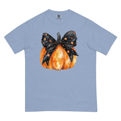 Fall Pumpkin Bow Graphic Shirt