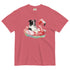 Border Collie Flamingo Float Dog Shirt