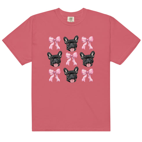Black French Bulldog with bows Shirt