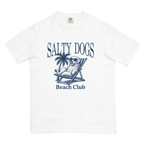 Salty Dogs Beach Club Golden Retriever Shirt