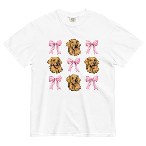 Golden Retriever with bows Shirt