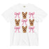 Blonde Yorkie and Bows Shirt