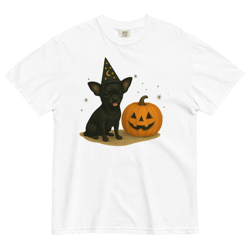 Black Chihuahua Halloween Witchy Dogs Shirt