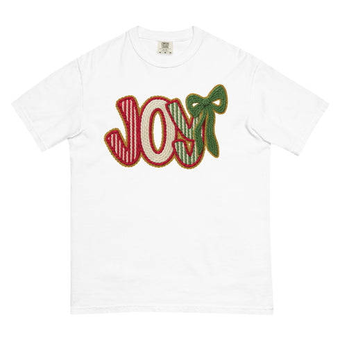 Joy Faux Crochet Christmas Comfort Colors