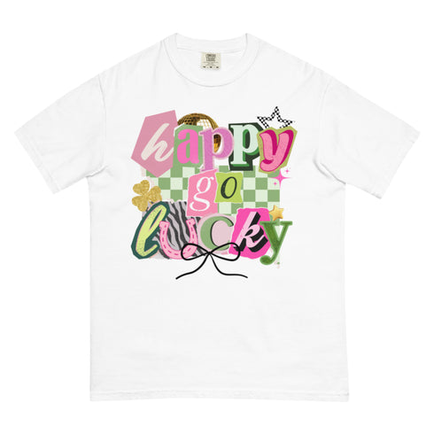 Happy Go Lucky Preppy Comfort Colors