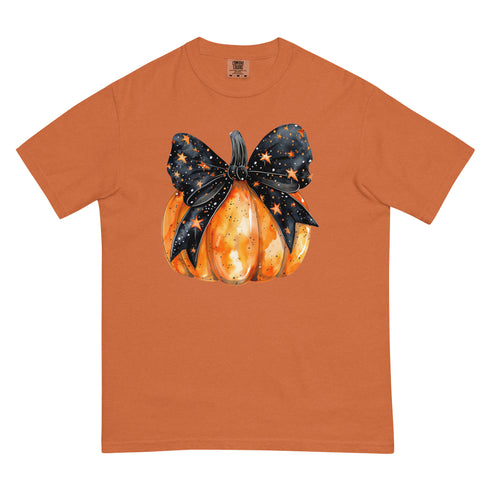 Fall Pumpkin Bow Graphic Shirt